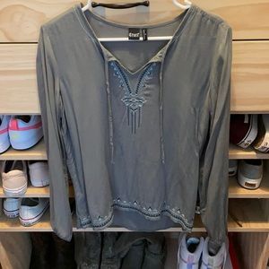 Western Store shirt, long sleeve, embroidery